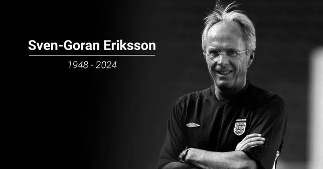 Former England Manager, Sven Goran Eriksson, Passes Away at 76