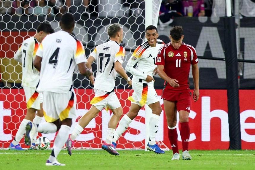 Musiala inspires Germany to dominant 5-0 victory over Hungary in Nations League