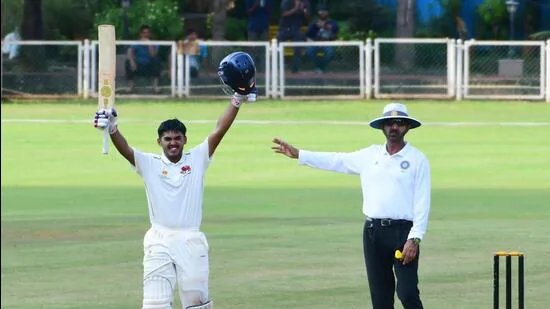 Rising youth star Mhatre showcases potential with unbeaten century