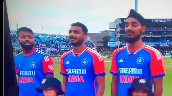 Confusion and anger as national anthem stops midway before Team India's 1st T20I, leaving fans outraged