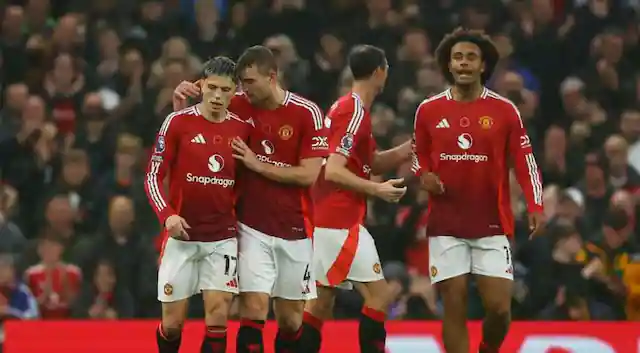 Manchester United emerge victorious over Leicester City in Ruud van Nistelrooy's final match as caretaker manager.