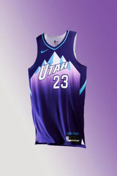 2024-25 Utah Jazz City Edition Uniform: Mountain Basketball Throwbacks