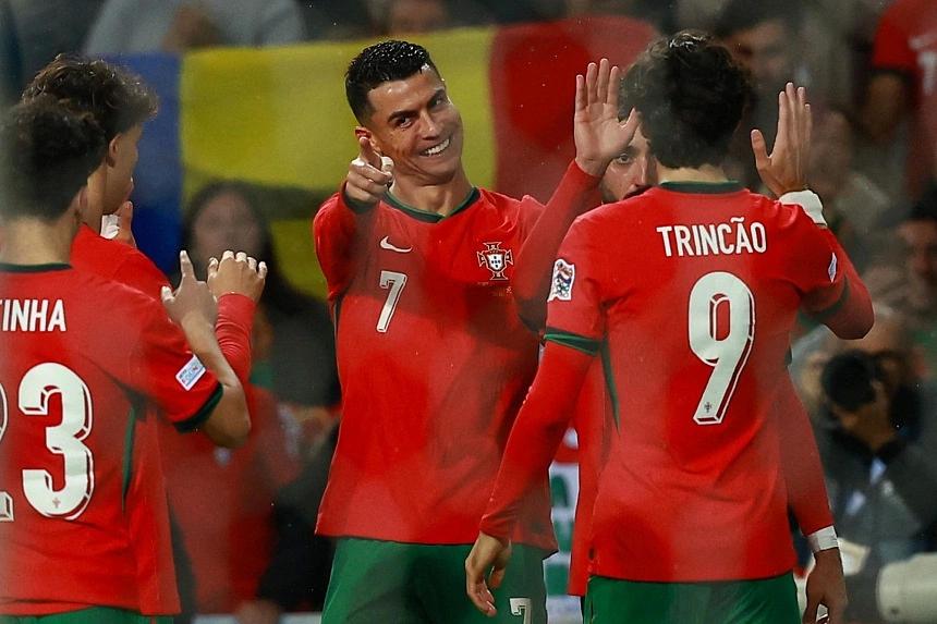 Cristiano Ronaldo leads Portugal to dominant victory over Poland in Nations League quarterfinals